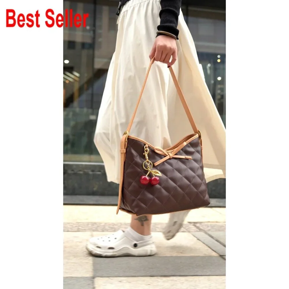 Faux Leather Hobo Bag Crossbody Shoulder Purse Adjustable Strap